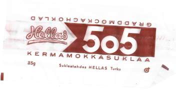 505 Kermamokkasuklaa  -  makeiskääre  1950-luku käyttämätön