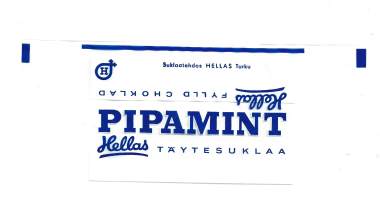 Piparmint Täytesuklaa  -  makeiskääre  1950-luku käyttämätön