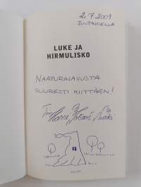 Luke ja hirmulisko (signeerattu, tekijän omiste)