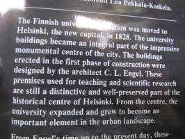 Yliopiston Helsinki - University Architecture in Helsinki -Helsingin yliopiston laitokset ja rakennukset kuvin ja piirustuksin