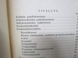 Kodin säilykekirja - raakasäilytys-, umpioimis- ja keittämisohjeita