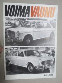 Voima Vaunu 1969 nr 2 -Morris / MG / Jaguar asiakaslehti