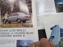 Automies 1969 nr 1 -asiakaslehti; Toyota &amp; Citroen mallit 1969