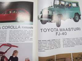Automies 1969 nr 1 -asiakaslehti; Toyota &amp; Citroen mallit 1969