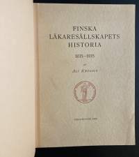 Finska Läkaresällskapets Historia 1835-1935