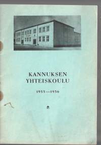 Kannuksen  Yhteiskoulu 1955 56  vuosikertomus  oppilasluettelo