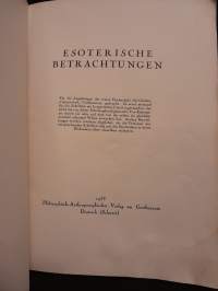 Esoterische Betrachtungen