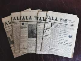 Karjala 21.5. 1955, Karjala 23.6. 1955, Karjala 28.6. 1955, Karjala 21.7.1955,  Karjala 7.8. 1955