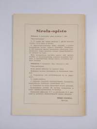 Sirola-opisto - yhteiskuntatieteitten kansankorkeakoulu : vuosikirja 1965-1966