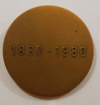 Turun Taideyhdistyksen Piirustuskoulu 1830-1930 -  1980.( Wäinö Aaltonen), mitali; taidemitali56 mm  alkuper kotelossa