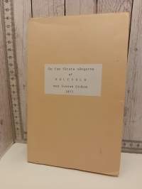 De fem första sångerna af Kalevala med Svensk Ordbok 1853