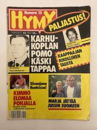 Hymy 1986 nr 15, Kimmo Elomaa, Viimeinen kuva - Marilyn Monroe - murhattu jumalatar, Hantta Krause