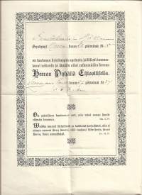 Rippikoulutodistus Tarvasjoki 1934 todistus