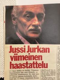 Hymy 1982 nr 5, Jampan ja Oksaskan työtapaturmat, Jussi Jurkan viimeinen haastattelu