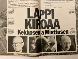 Hymy 1982 nr  8, Näin elää Kekkonen tänään, Nironen koulutti konttoristityttärensä puoskariksi