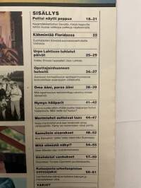 Hymy 1983 nr  8, Miksi Paula Koivuniemi erosi?, Urpo Lahtisen tuhlatut päivät, suomalaisen miljönäärin kuolema (Sven Ahlqvist)