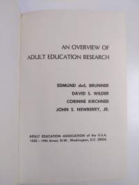 An overview of adult education research
