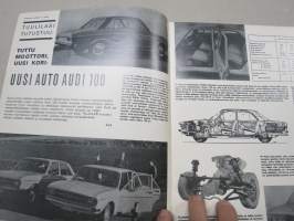 Audi 100 Koeajoselostuksia nr 1 Tuulilasi ym. 1969 -myyntiesite