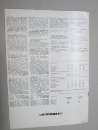 Audi 100 Koeajoselostuksia nr 1 Tuulilasi ym. 1969 -myyntiesite