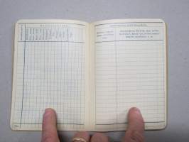 Länsi-Vanajan Metsänriista r.y:n Jäsenkirja 1930-luvulta, käyttämätön