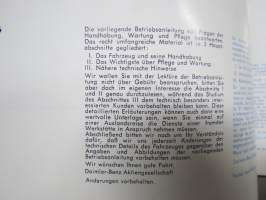 Mercedes-Benz 190  1963Betriebsanleitung - Notice d´entrien - Instrucciones de servicio - Livro de instrucoes - Uso e manutenzione -käyttöohjekirja, monikielinen