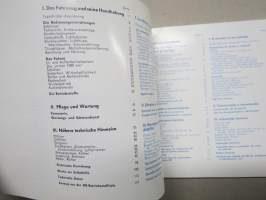 Mercedes-Benz 190  1963Betriebsanleitung - Notice d´entrien - Instrucciones de servicio - Livro de instrucoes - Uso e manutenzione -käyttöohjekirja, monikielinen