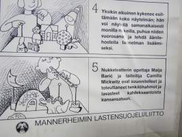Pöytäteatteri - Mannerheimin Lastensuojeluliiton julkaisema pöytäteatteriaineisto, suomen- ja ruotsinkielinen