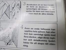 Pöytäteatteri - Mannerheimin Lastensuojeluliiton julkaisema pöytäteatteriaineisto, suomen- ja ruotsinkielinen