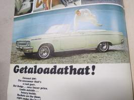 Car Life 1965 March, Quarter Horse - A 427 Mustang for Dragstrip, Rambler Marlin Faxstback, Chevrolet´s New 396 Big Engine -amerikkalainen autolehti