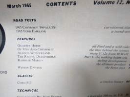 Car Life 1965 March, Quarter Horse - A 427 Mustang for Dragstrip, Rambler Marlin Faxstback, Chevrolet´s New 396 Big Engine -amerikkalainen autolehti