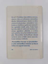 Matematiikan kaavoja : algebra, geometria, trigonometria, analyyttinen geometria, differentiaali- ja integraalilaskenta, vektori- ja matriisilaskenta, todennäköis...