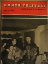 Kansa taisteli 1970 nr 8, Luumäen ja Miehikkälän miehet lähtivät sotapolulle, kone jäi miehet palasivat  lentolaivue 16 pommituslento, maantien katkaisu