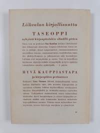 Taseoppi nykyistä kirjanpitolakia silmällä pitäen