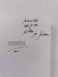 Ranskalaisia makupaloja (signeerattu)