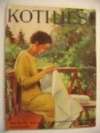 Kotiliesi 1933 nr 14-15 Kansikuva: Rudolf Koivu, suhteemme kesänaapureihin (Elsa Hästesko), varjoja auringon maassa (Elisabeth Kurkiala), nyt valmistamme kesäkeittoa