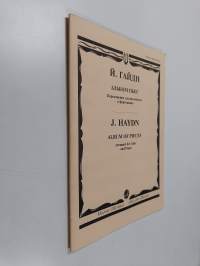 Й. Гайдн : Альбом пьес - Переложение для виолончели и фортепиано ; J. Haydn : Album of pieces - Arranged for cello and piano