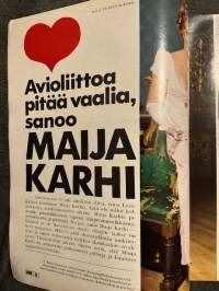 UM Uusi Maailma 1971 nr 9, 29.4.1971, Maija Karhi, kyllä tietäjiä on olemassa, Pirkko Mannola, Veikko Sinisalo