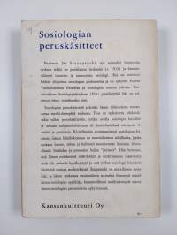 Sosiologian peruskäsitteet
