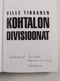 Kohtalon divisioonat (signeerattu, tekijän omiste)