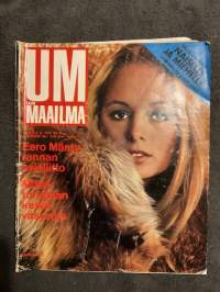 UM Uusi Maailma 1972 nr 3 ilmestynyt 3.2.1972, Eero Mäntyrannan avioliitto, rakkaus Bob Kennedyyn tuhosi Marilynin, Kim Floor