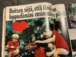 UM Uusi Maailma 1972 nr 16 ilmestynyt 3.8.1972, Pia ja Kosti Ilveskero, Maailman pohjoisin matkustalaivalinja - Kokkola - Skellefteån, Helvetinenkelit