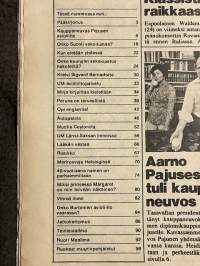 UM Uusi Maailma 1973 nr 14 ilmestynyt 4.7.1973, Virpi Koljonen, Hilkka ja Aarno Pajunen, Neuvostovakoilu, Merja Alanen Pariisissa
