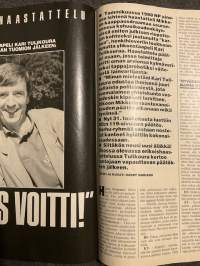 Nykyposti 1990 nr 7, Nina Björkenfelt, Helinä Ilkka, Meedio Olli Kalajoki, nyt puhuu Mikkelissä vammautunut poliisi