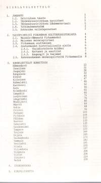 Pirkanmaan kulttuurihistorialliset kohteet. Julkaisu B 107