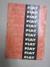 Fiat 125 -käyttöohjekirja