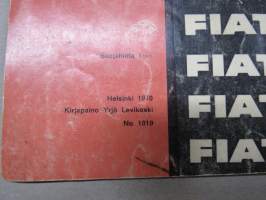 Fiat 125 -käyttöohjekirja