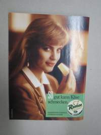 Neue Mode 1987 nr 11 - Tysk tidskrift met utförliga arbetsbeskrivningar på svenska -saksankielinen käsityölehti, mukana ruotsinkieliset ohjeet ja kaava-arkit