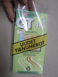 Suomen tiekartta GT 4 1997 - Vägkarta - Road Map - Strassenkarte