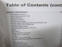 Arctic Cat ATV 2004 Operator´s Manual -mönkijä, käyttöohjekirja englanniksi