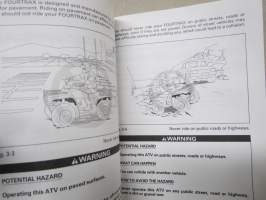 Honda Fourtrax 300 4X4 1997 Owner´s Manual -mönkijä, käyttöohjekirja englanniksi